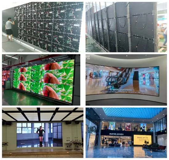 Indoor and Outdoor Wide Viewing Angle Aluminum Cabinet Full Color Sign Board Advertising Full Color Video Wall LED Display Screen