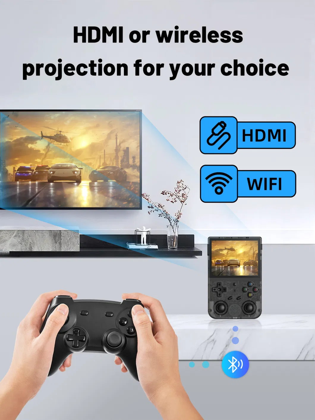 Anbernic Handheld 3.5-Inch Retro Video Game Consoles Single Linux System Gaming Console Rg353vs