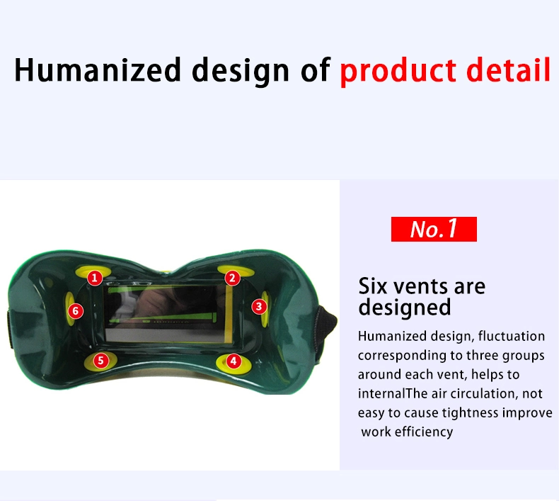 Factory ODM OEM New Arrival Durable Using Impact Resistant Flipable Photochromic Safety Goggles for Welding Use for Sale with Low Price