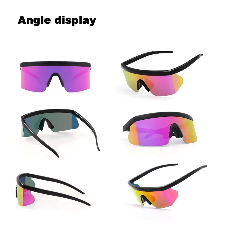 Plastic Flat Top Shield Safety Lightweight Sports Eyewear