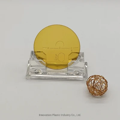 Obiettivo ottico di guida notturna giallo progressivo personalizzato Retail 1.56