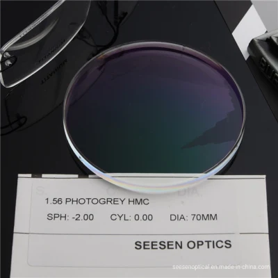 1.56 Photogray &amp; Phtobran CR39 lenti di transizione Prezzo HMC ottiche Obiettivo