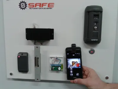 Videocamera campanaria porta con controllo di sicurezza dell&prime;accesso 1,3MP 720p