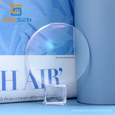 Occhiali in policarbonato PC 1.591 rivestimento duro lente sbozzata oftalmica ottica Produttori di lenti