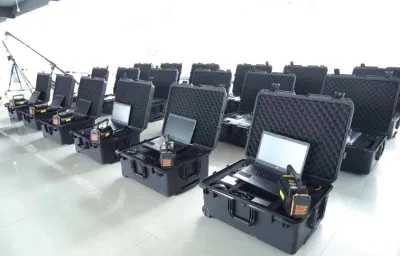 Sistema di ispezione a raggi X per bagagli portatili per la scansione di bagagli sospetti
