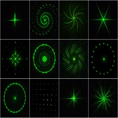 Acquista dodici motivi luce 12in1 lente a reticolo laser standard alta Per la macchina
