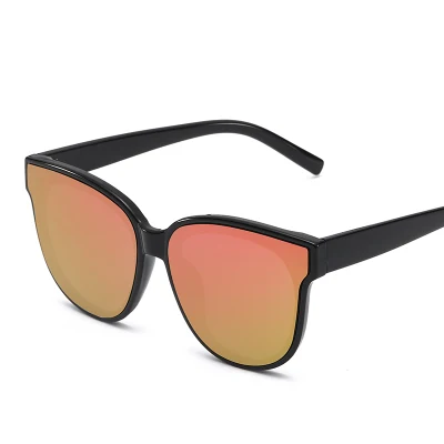 Il produttore vende lenti piatte polarizzate e a specchio da uomo con peso leggero Occhiali da sole PC Frame Cat Eye Factory