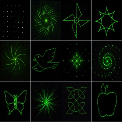 Acquista dodici motivi luce 12in1 lente a reticolo laser standard alta Per la macchina