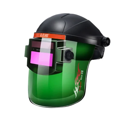 Fornitura di fabbrica maschera protettiva casco saldatore Solar saldatura auto oscurante Regolazione della paraluce dell&prime;elmetto con lenti antiriflesso