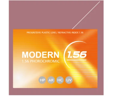 1.56 lente in plastica Photobrown con testa tonda HMC