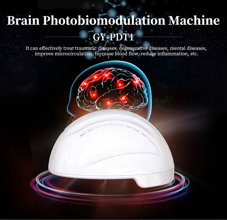 Traumatic Brain Injury Treatment Neurofeedback Physiotherapy PDT Machine 810nm LED Phototherapy Photodynamic Therapy Brain Photobiomodulation Wearable Equipment