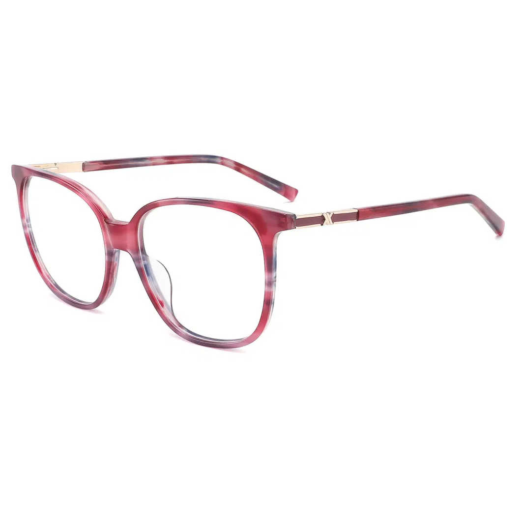 Latest Model Basis Style Square Acetate Colorful Demi Unique Retro Simplicity Eyewear Vision Optical Frames