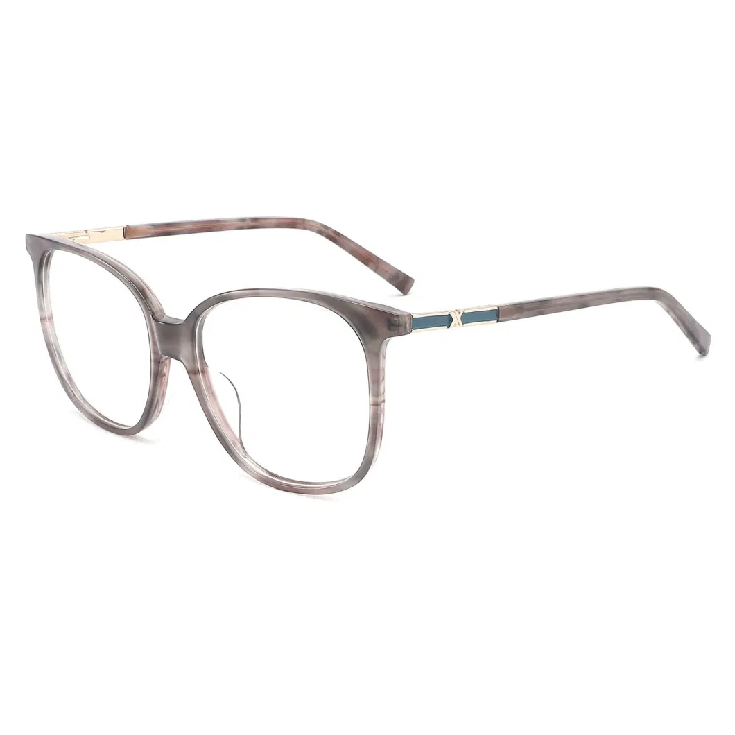 Latest Model Basis Style Square Acetate Colorful Demi Unique Retro Simplicity Eyewear Vision Optical Frames