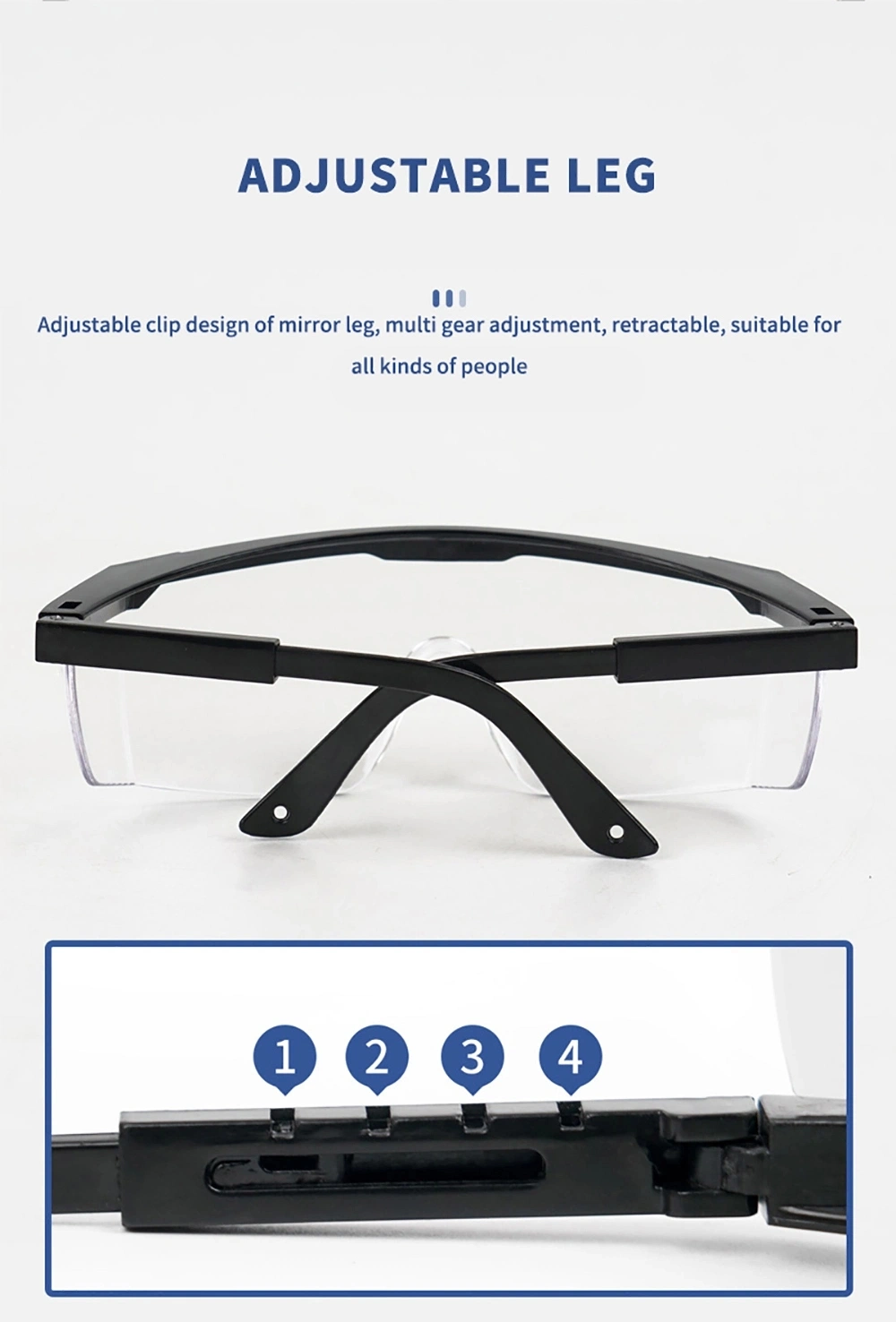 Anti-Fog Lens Safety Glasses Goggle Transparent Protective Glasses