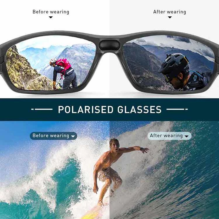 Multi-Color PC Polarized UV400 Beach Sport Sunglasses