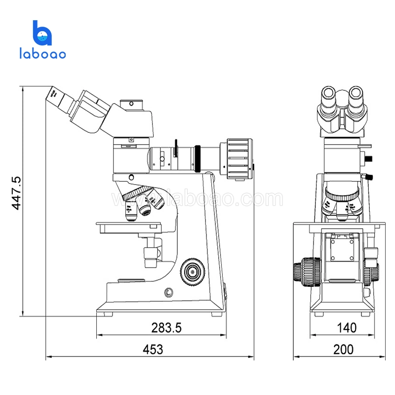 Professional Lab Binocular Upright Metallographic Microscope for Scientific Research