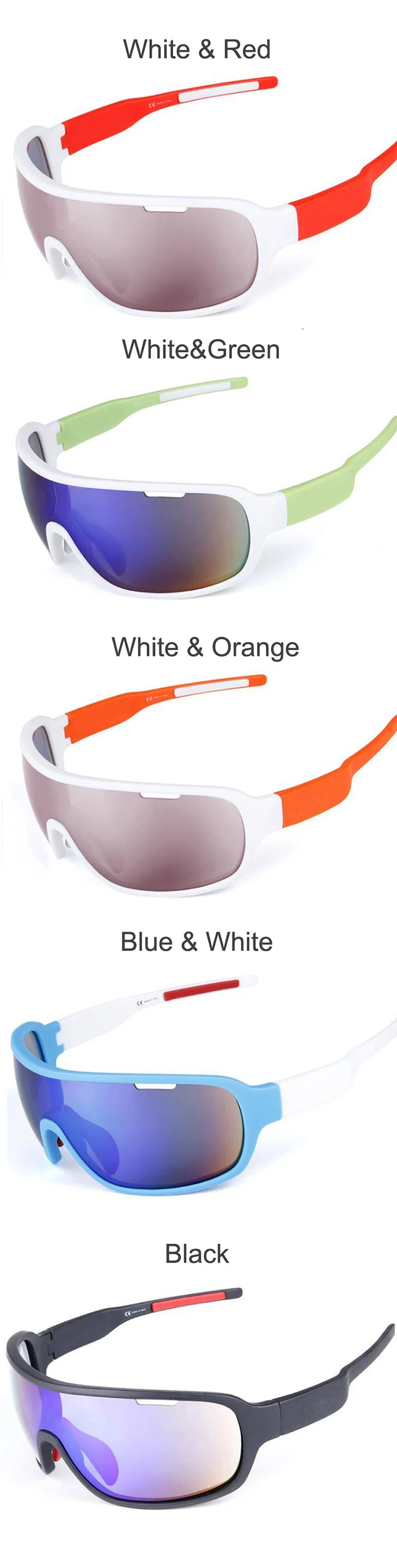 UV400 Ultraviolet-Proof Outdoor Spectacles Sunglasses for Cycling Fishing Running