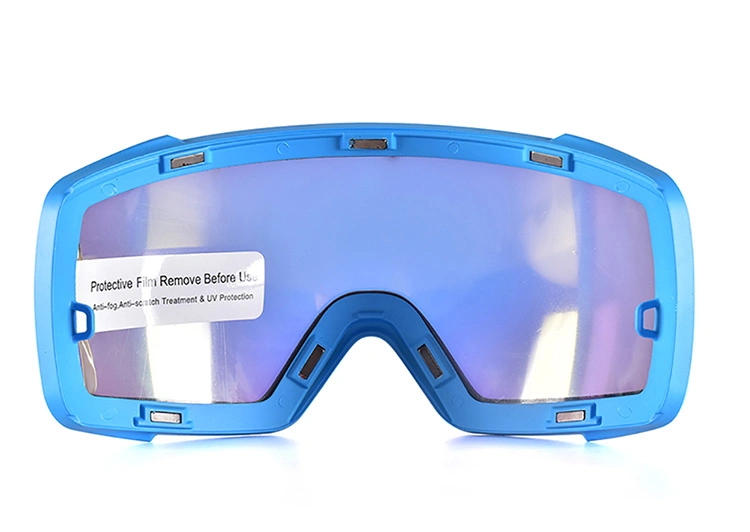Removable Reflective Mirror Dual Lens Ski Goggles