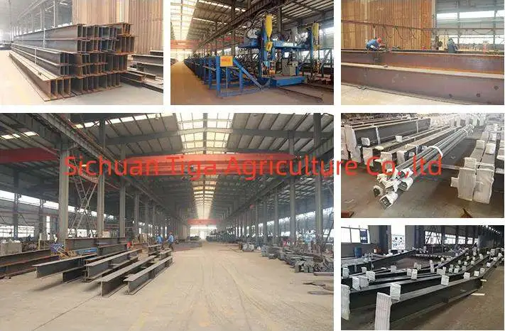 Steel Structure Buildings Materials for Chicken House Construction Logistic Warehouse/Agriculture Greenhouse
