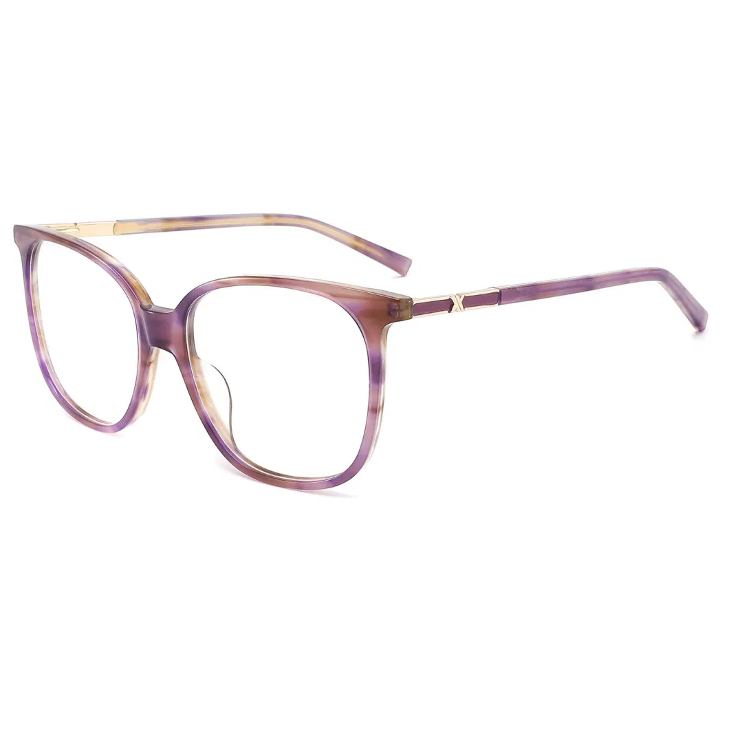 Latest Model Basis Style Square Acetate Colorful Demi Unique Retro Simplicity Eyewear Vision Optical Frames