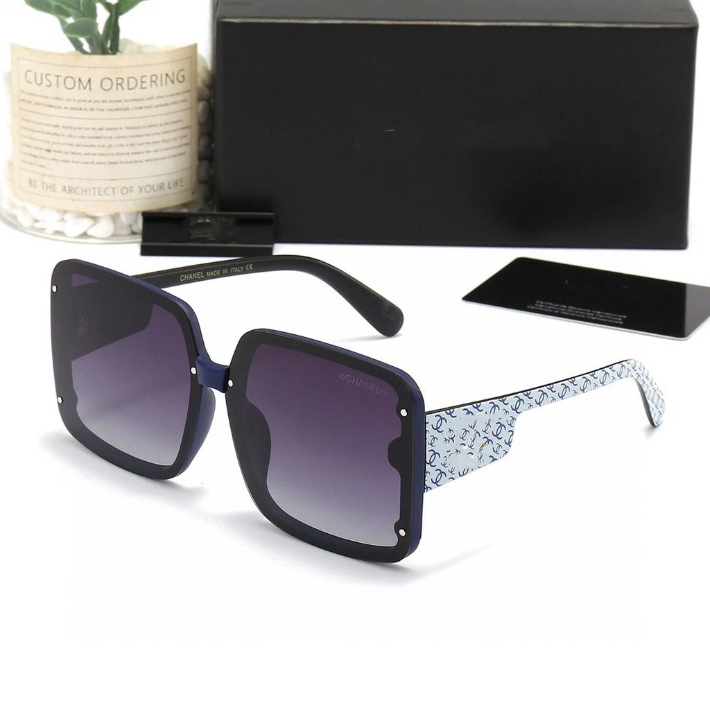 2023 Men&prime;s Custom Logo Woodgrain Color Fashion Rectangle Sunglasses Rimless Sunglasses.