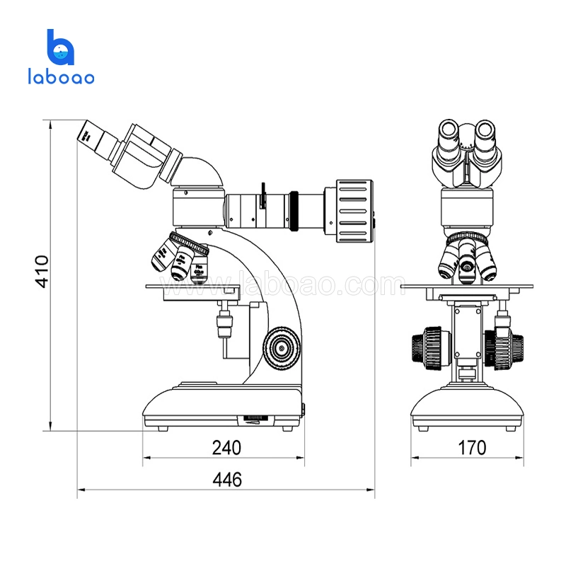 Professional Lab Binocular Upright Metallographic Microscope for Scientific Research