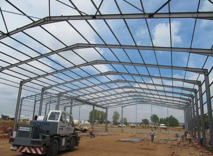 China Light Steel Structural Construction Prefab Workshop Building