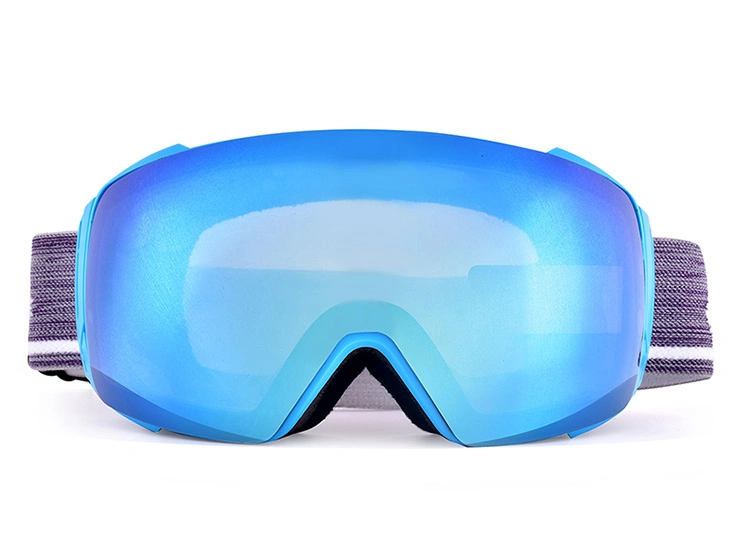 Removable Reflective Mirror Dual Lens Ski Goggles