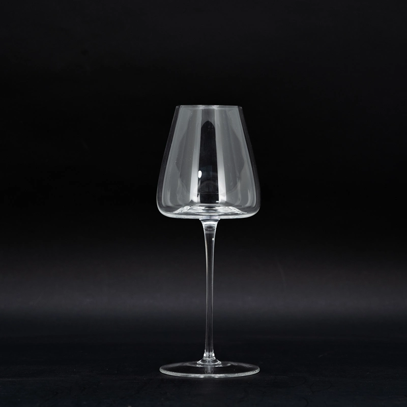 Vision Collection Unique Shape Blown Glass Long Stem High Quality Vision Style Wine Glass