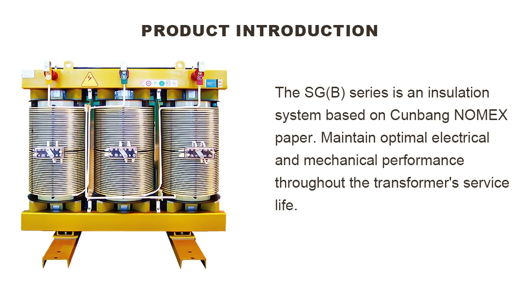 High Voltage 2000kVA 10kv Sustainable Energy Transition Non-Encapsulated Dry-Type Transformers