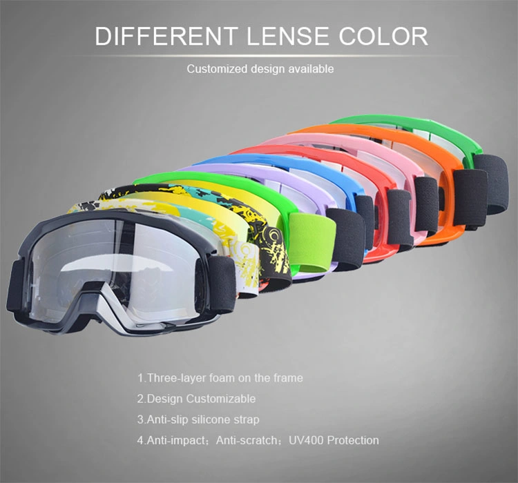 Clear Lens Anti Fog Sport Racing Motocross Mx Goggles