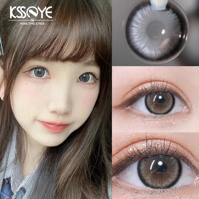 Ksseye Colored Prescription Contact Lens Cheap Price Wholesale Blue Color Eye Lenses