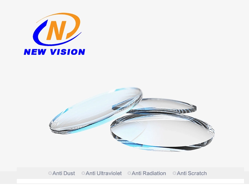 1.67 High Index Aspheric Single Vision UV Protection Optical Lens