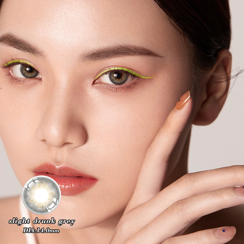 Beautylens Slight Drunk Gray Contacts Mixed Color Soft Cheap Colored Contact Lenses Wholesale Yearly Eye Cosmetics Contact Lenses