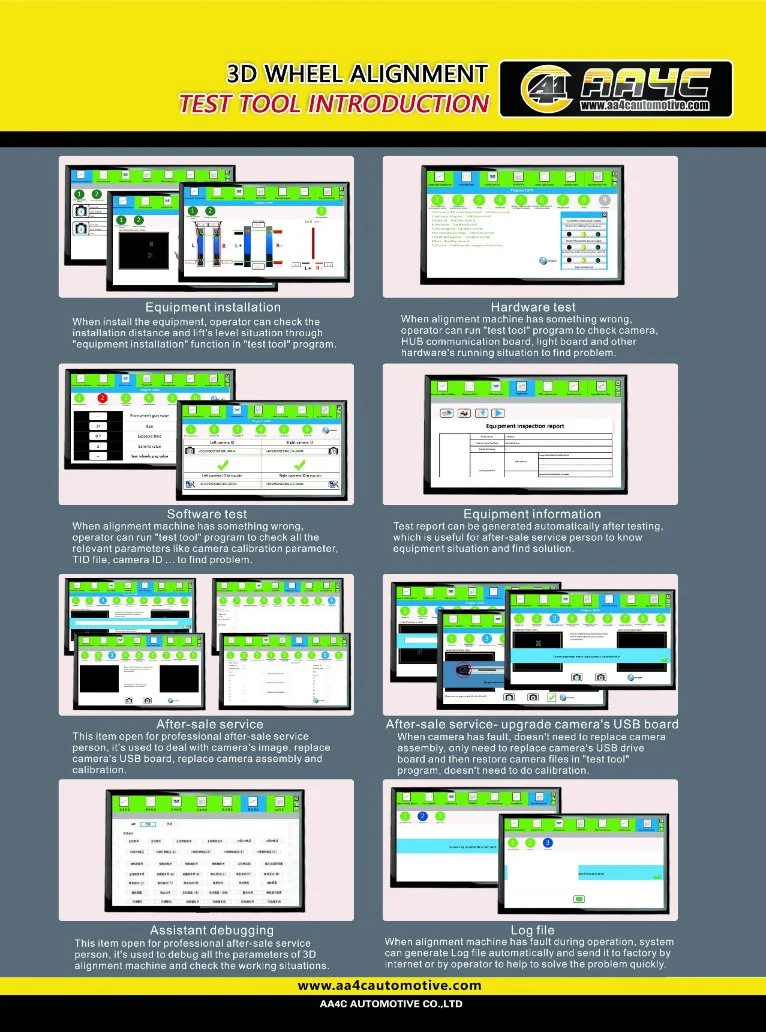 AA4c High Precise 3D Wheel Aligner AA-Dt101A