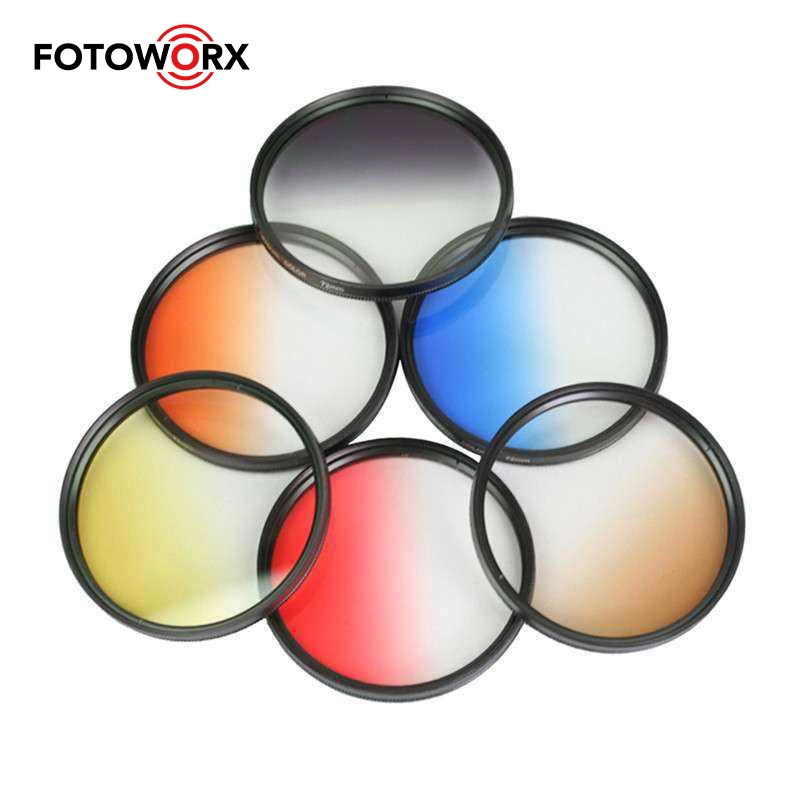 37mm Graduated Lens Filter Graduated Color Filters