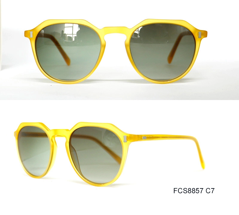 New Ce and FDA Certification Handmade Acetate Men Sunglasses