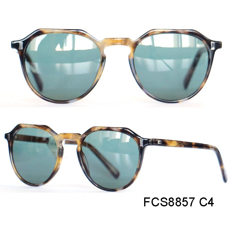 New Ce and FDA Certification Handmade Acetate Men Sunglasses