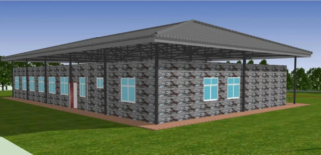 Steel Structure Buildings Materials for Chicken House Construction Logistic Warehouse/Agriculture Greenhouse