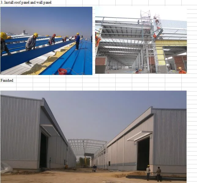 Prefabricated Engineered Industrial Steel Buildings Warehouse