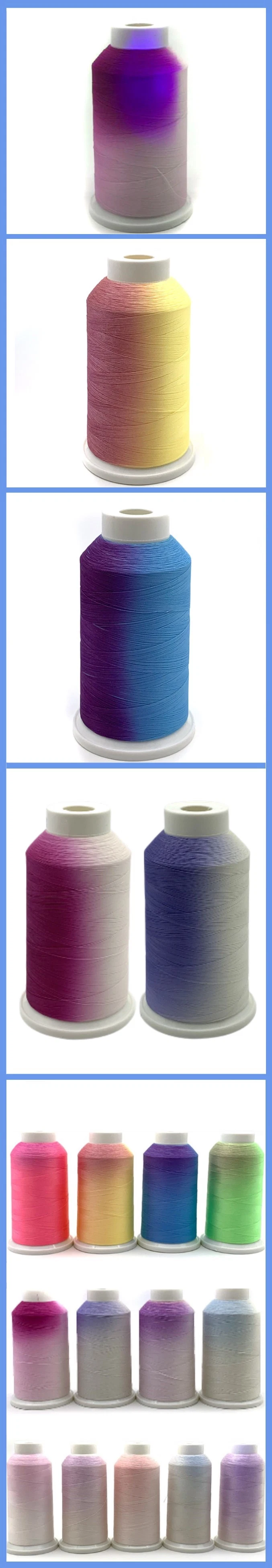 UV Variable Color Changed Photochromic Thread for Embroidery Knitting Weaving Sewing Thread