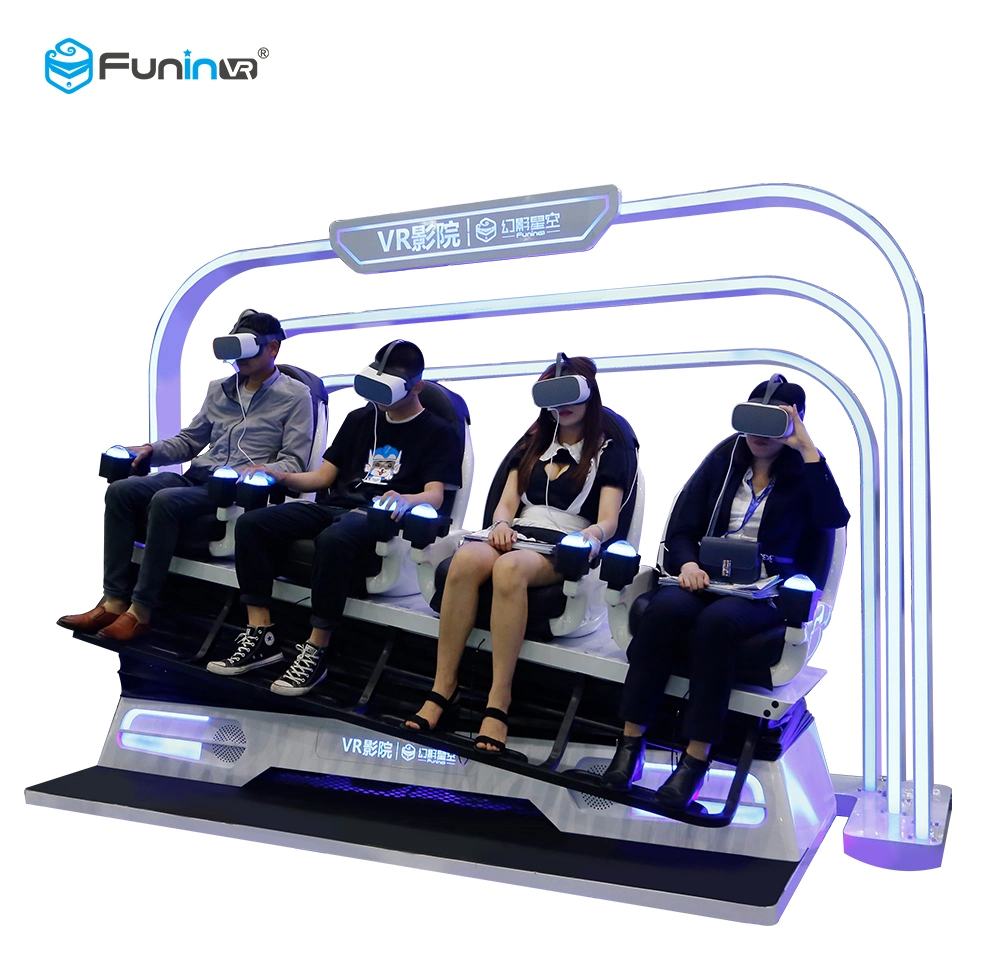 Guangzhou Vr Cinema 9d Virtual Reality 4 Seats Family Theater Theme Park