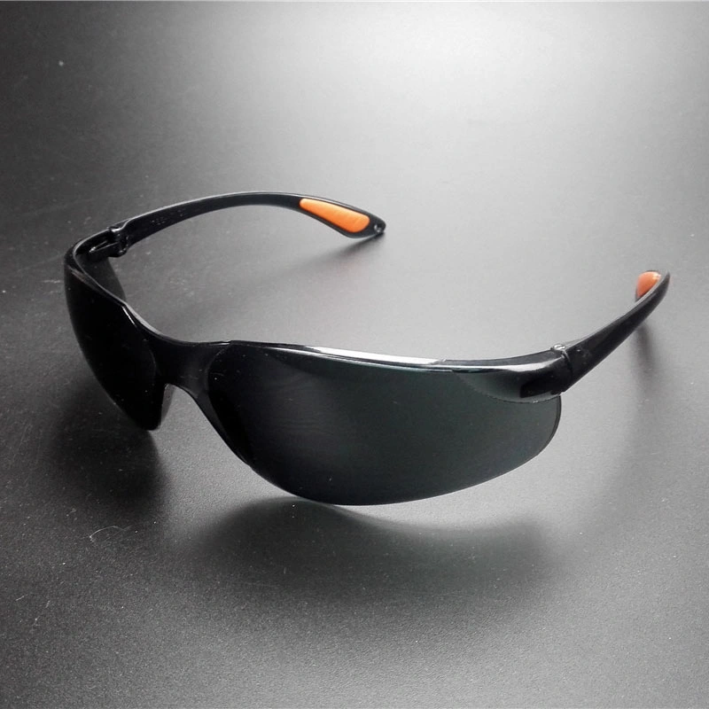 Gray Color Scratch Resistant Lens CE En166 Safety Glasses (SG102-2)