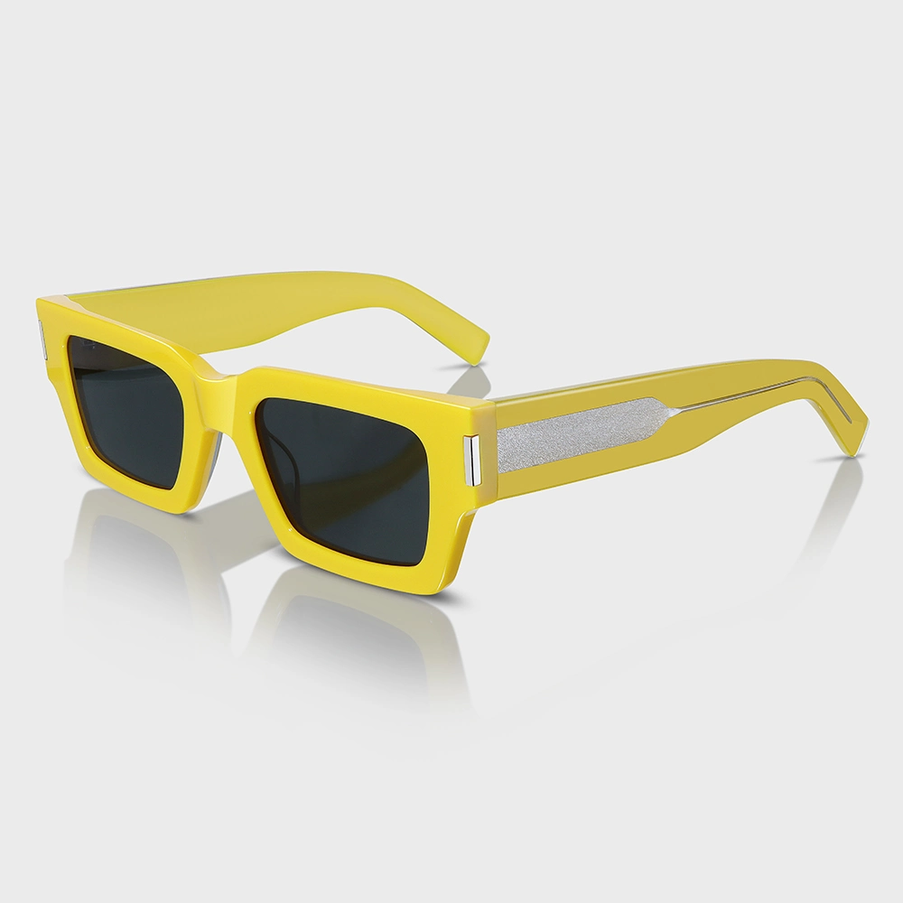 Yeetian Men Women New Unisex Fashion Rectangle Square Acetate Sunglasses