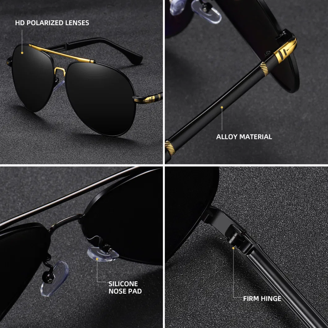 Direct Selling Polarized Sunglasses New Custom Logo Fashion Women Men Wholesale Sunglasses