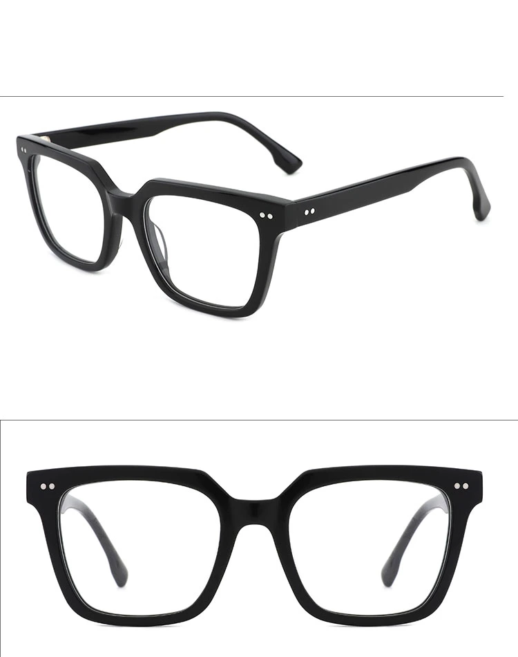 New Arrival Vintage Plastic Spectacles Eyewear Male Optical Acetate Frames Eyeglasses