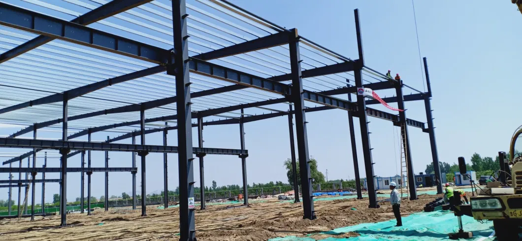 Prefabricated Engineered Industrial Steel Buildings Warehouse