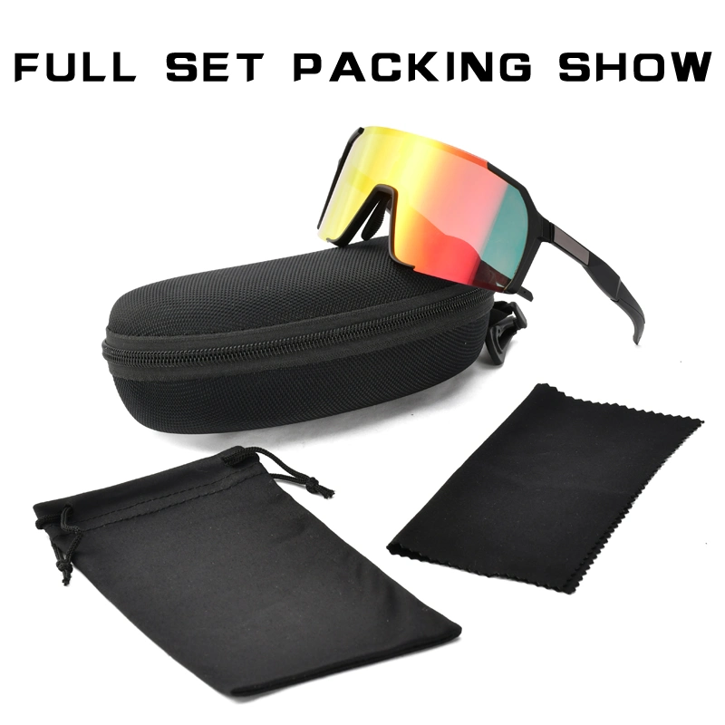 Tr90 Flexible Frame Custom Logo Outdoor Polarized Running and Sport Sunglasses