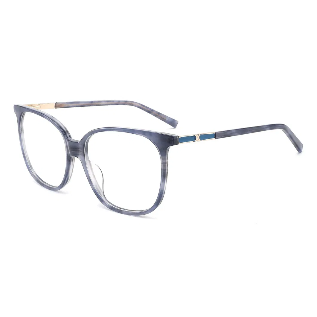 Latest Model Basis Style Square Acetate Colorful Demi Unique Retro Simplicity Eyewear Vision Optical Frames