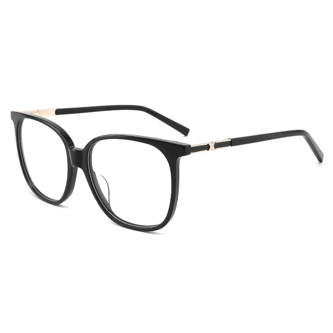 Latest Model Basis Style Square Acetate Colorful Demi Unique Retro Simplicity Eyewear Vision Optical Frames